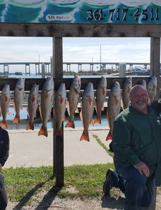 Redfish caught by fisherman in TX
