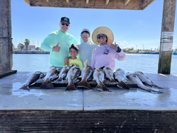 Redfish blasted today using light tackle drift fishing!