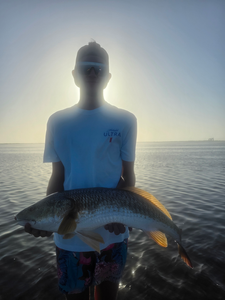 Drifting into success with this gorgeous redfish catch!