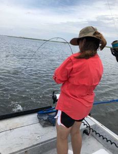 Person fishing in Texas