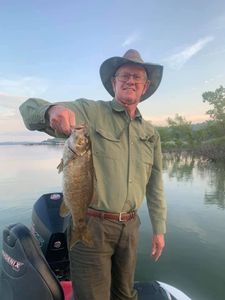 Catching small mouth on top water