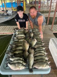 Crappie tight to timber in DFW