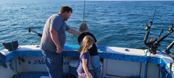 Person fishing in Sheboygan