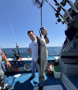 One person fishing in Sheboygan