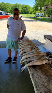 Angler with big fish in Ohio