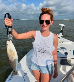 Catch on Galveston shores.