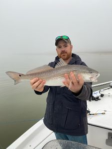 Hooked on redfish in Galveston