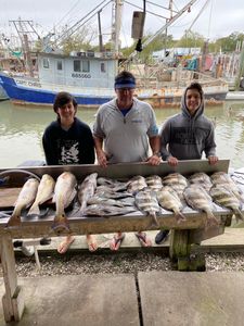 6 redfish caught in TX