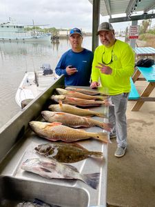 Redfish galore in Galveston