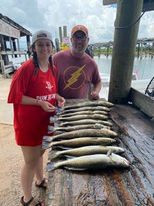 Two anglers with a big catch in League City