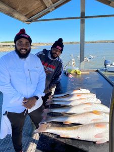 Two anglers fishing in League City, Texas