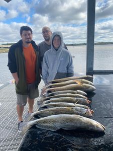 Two anglers fishing in TX