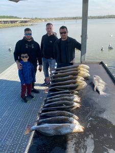 2 great fish caught by 4 people in League City
