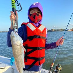 Angler fishing in League City