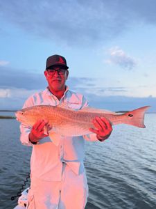Angler fishing in League City
