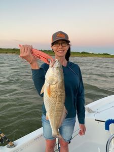 Angler fishing in League City, Texas