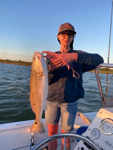 Angler with a 24-inch fish in League City