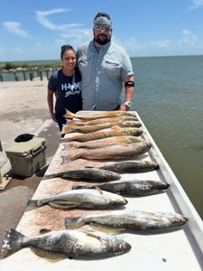 5 fish caught by 2 anglers in League City
