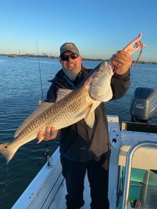 Lone fisherman reeling in big catch in TX