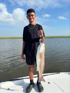 Catch of the day! Redfish caught in League City.