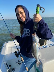 Spotted Weakfish caught while fishing in TX