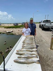 Three spotted weakfish caught while fishing in League City
