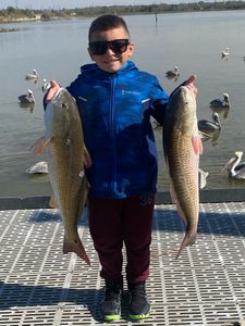 Two big fish caught while fishing in TX