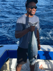 Little tunny caught during offshore fishing trip