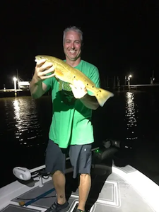 Night fishing produced this beauty under the lights off West Palm Beach!