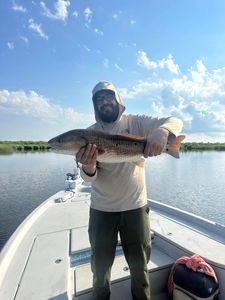 Redfish caught in LA while fishing