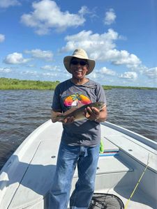 Redfish caught while fishing in LA