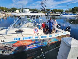 A stunning scenic view of the Florida coastline with water sports activities