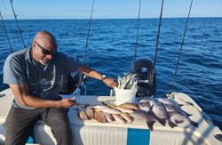Person enjoying fishing and water sports in FL