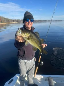 Angler enjoying a successful fishing trip in FL