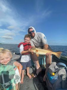 Three people fishing in Jacksonville