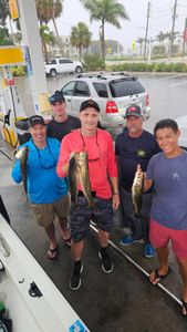 Five people fishing in Jacksonville