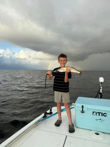 Spotted weakfish caught while fishing in FL