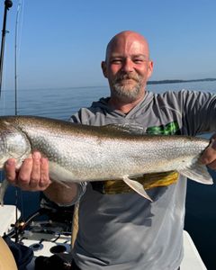 Angler with a 21-inch fish in New York