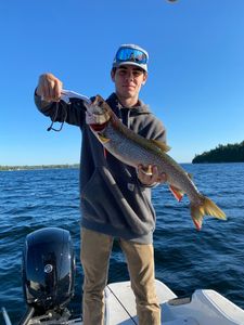 One angler fishing in NY