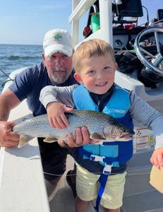 Bull Trout, 19 inches, caught fishing at Cumberland Head