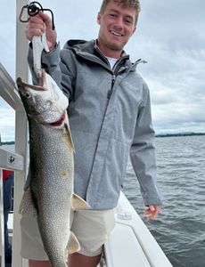Chinook salmon caught in Peru