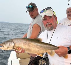 Coho salmon caught in Cumberland Head