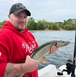 Angler fishing at Cumberland Head