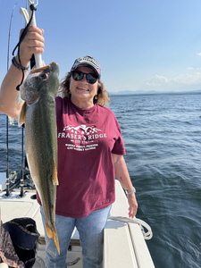Partly cloudy skies set the stage for an epic fishing adventure in Cumberland Head!