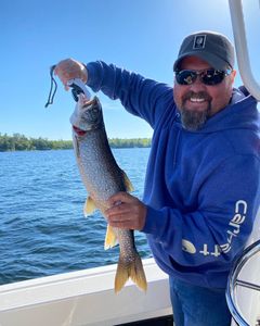 Angler fishing in NY