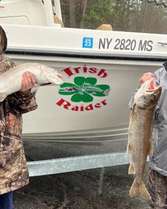 Two anglers fishing in New York