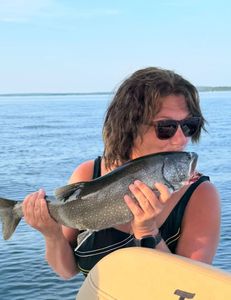 One person fishing in New York