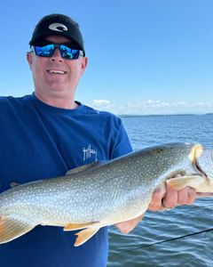 Fishing in New York with one fish