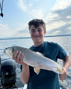 Huge lake trout caught in Peru