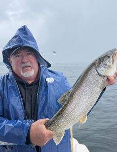 Caught a lake trout in NY while fishing